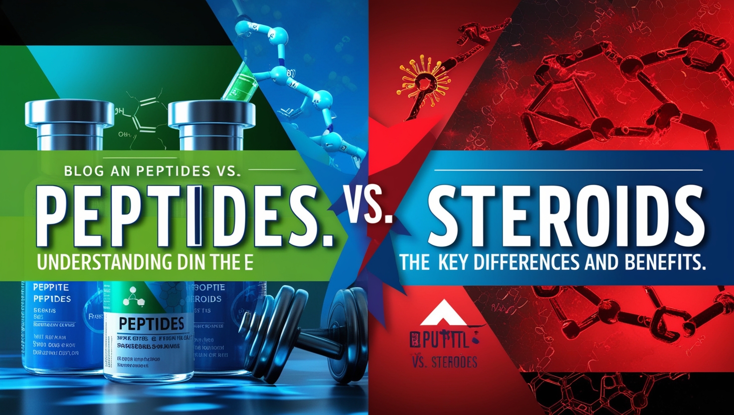 Peptides vs. steroids