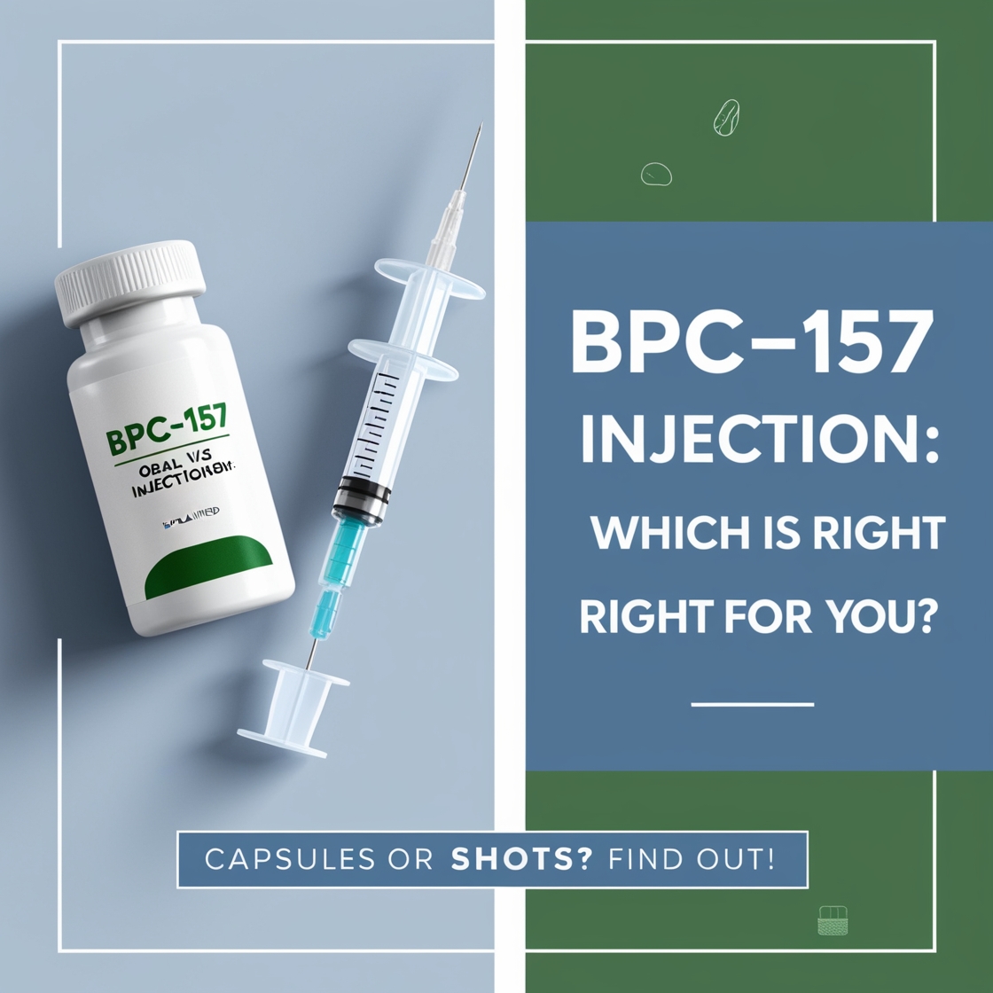 BPC-157 Oral vs Injection