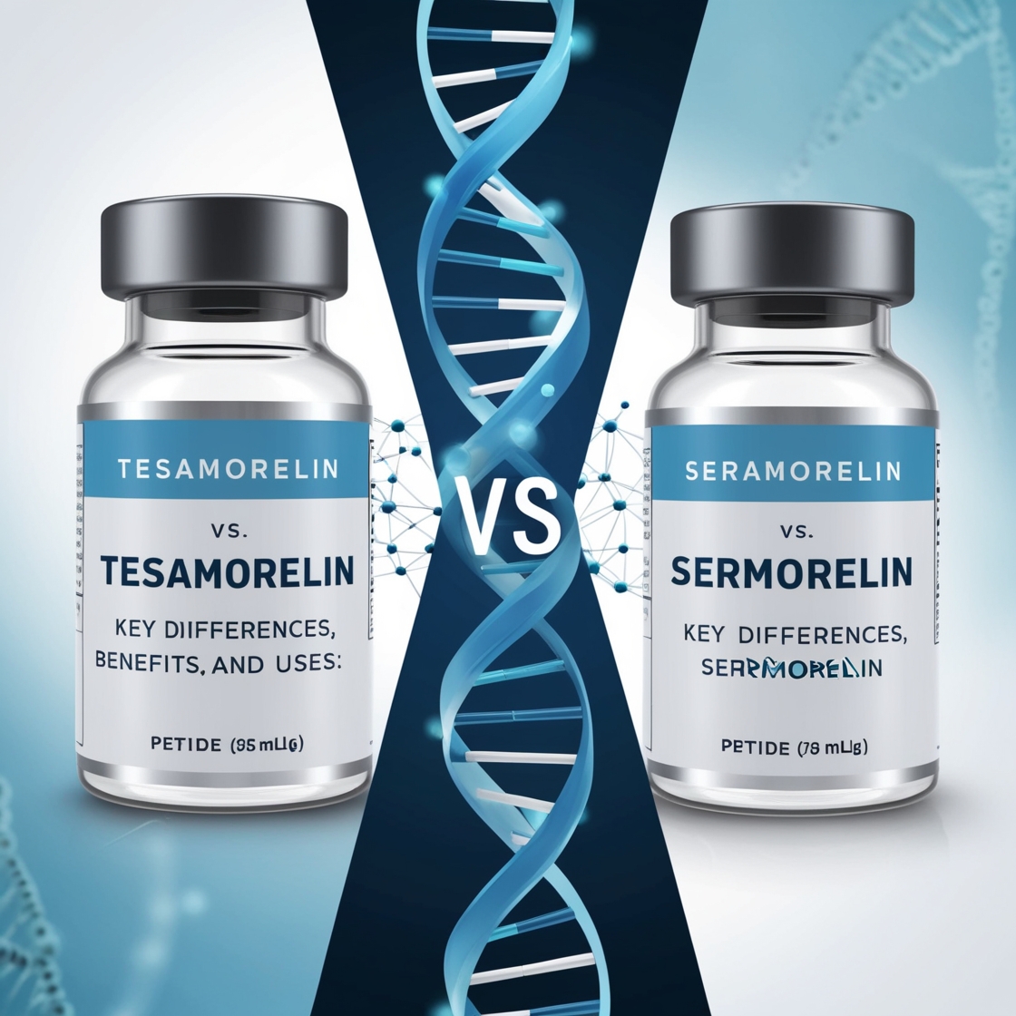 Tesamorelin vs Sermorelin: A Comprehensive Comparison of Benefits, Uses, and Dosages